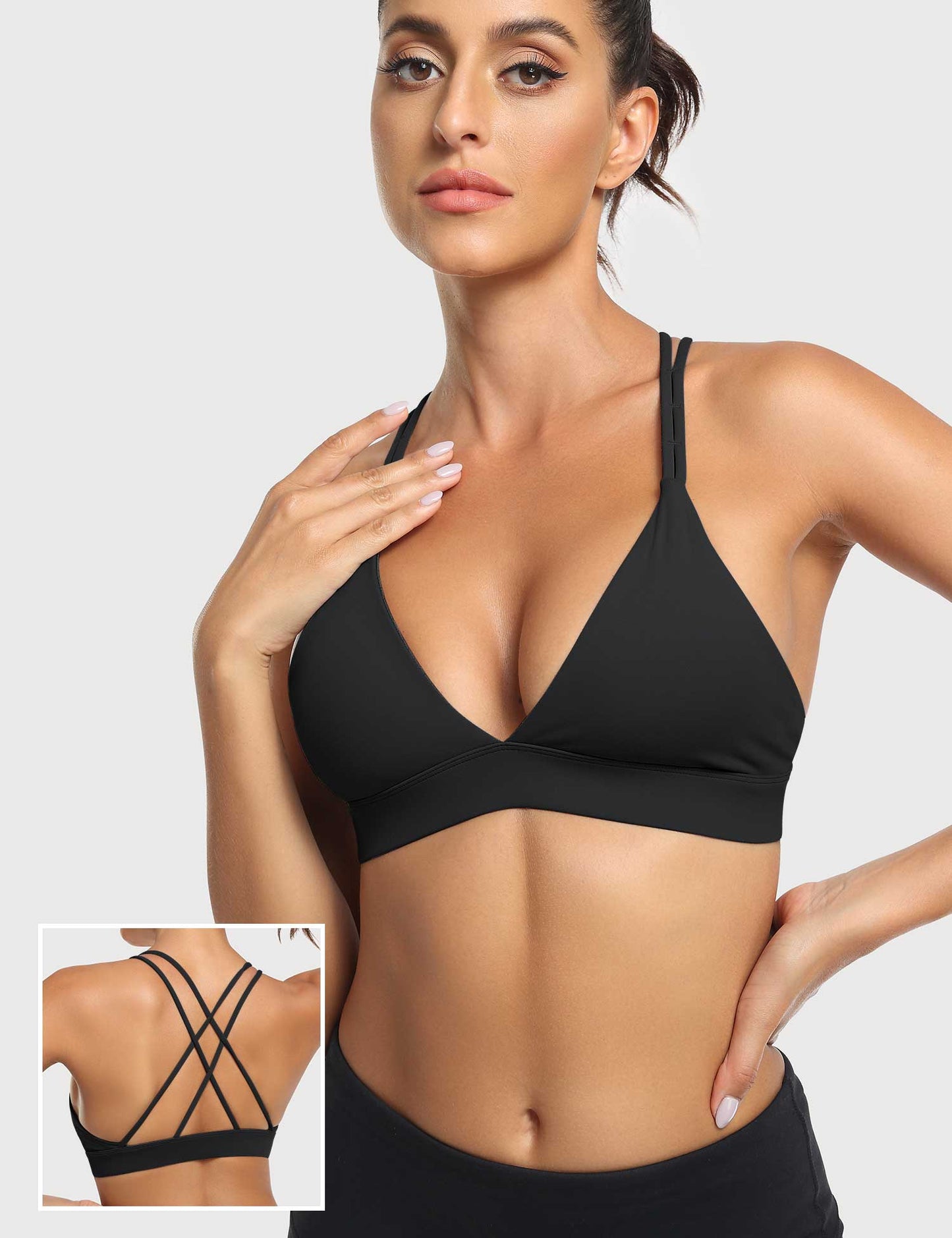 BrandlessFITS July Sports Bra