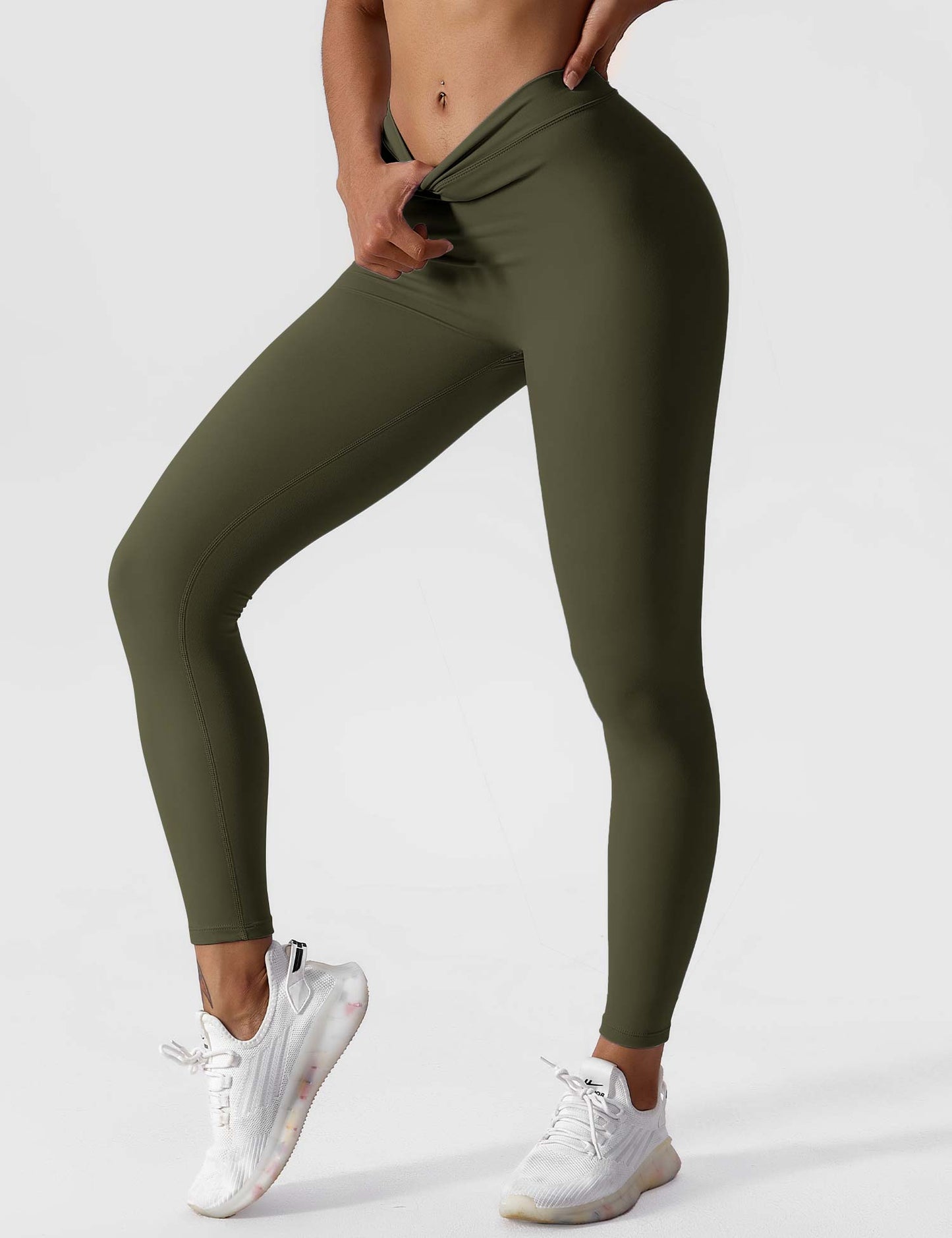 BrandlessFITS V-back Ruched Leggings