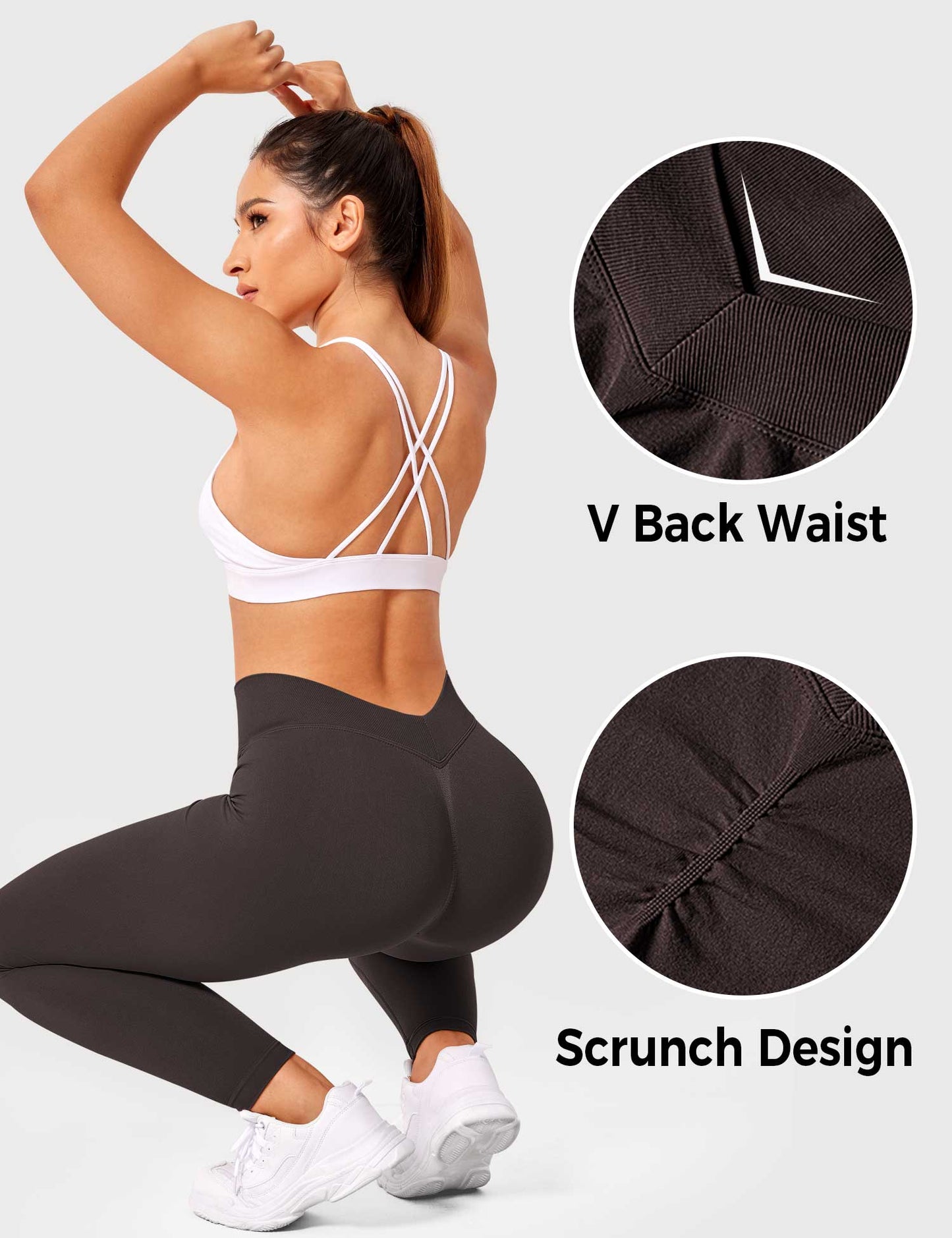 BrandlessFITS V-back Avery Leggings