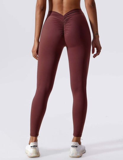 BrandlessFITS V-back Ruched Leggings