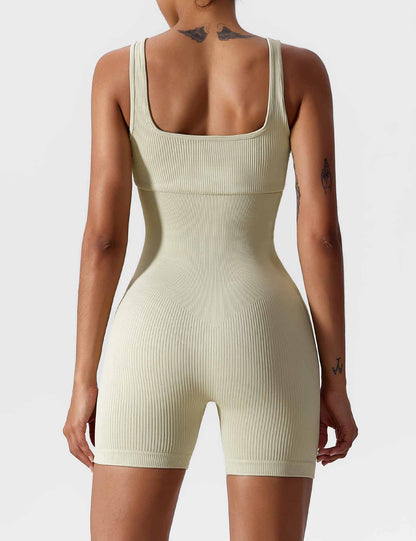 BrandlessFITS U-Neck Seamless Romper