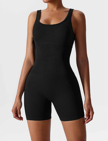 BrandlessFITS U-Neck Seamless Romper