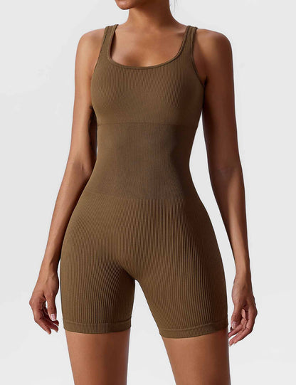 BrandlessFITS U-Neck Seamless Romper