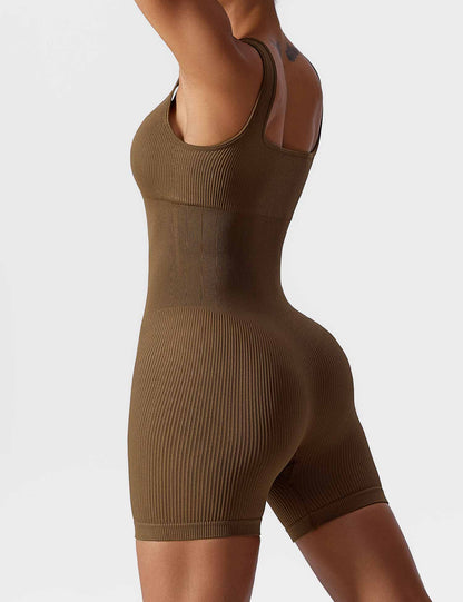 BrandlessFITS U-Neck Seamless Romper