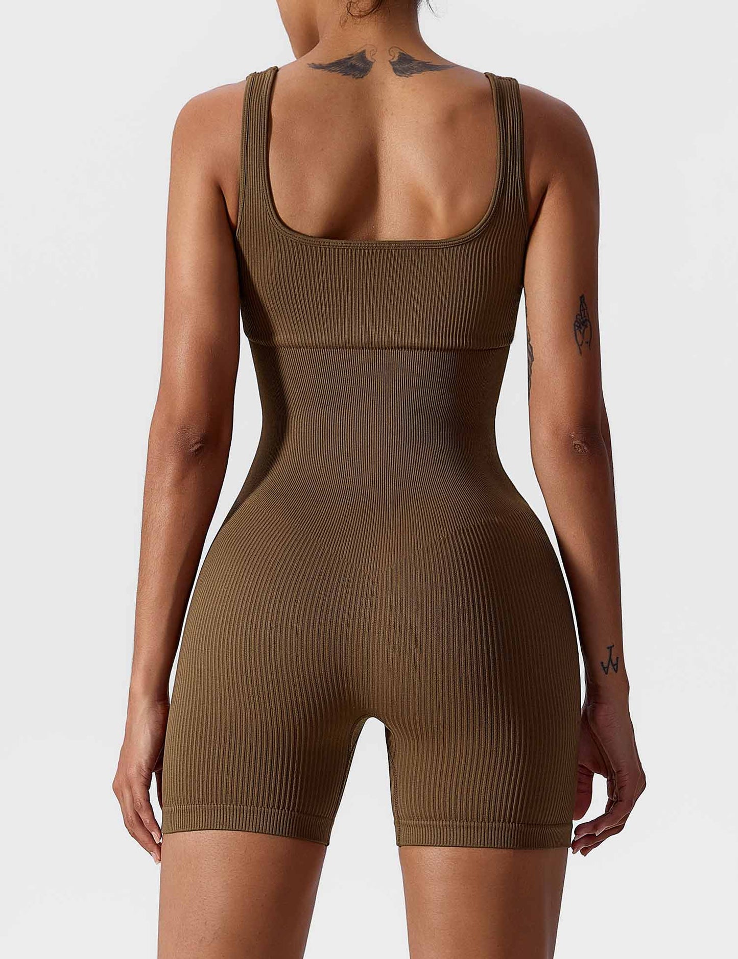 BrandlessFITS U-Neck Seamless Romper