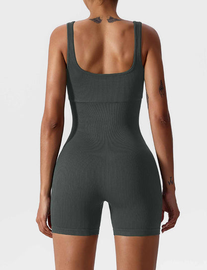 BrandlessFITS U-Neck Seamless Romper