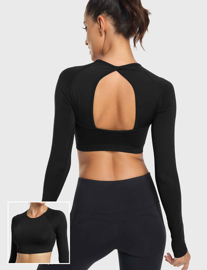 BrandlessFITS Open Back Long Sleeves