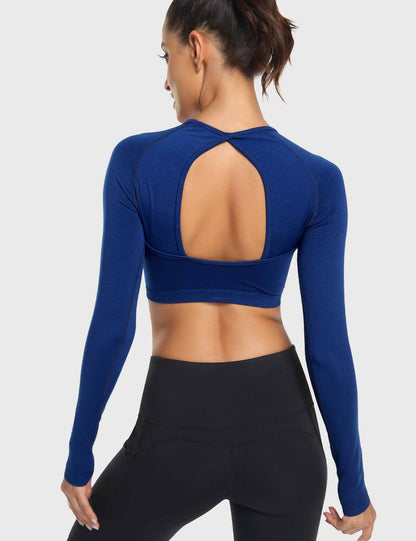 BrandlessFITS Open Back Long Sleeves