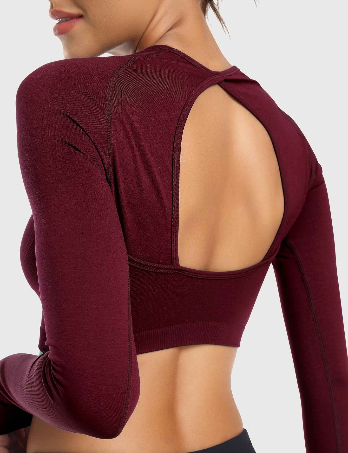 BrandlessFITS Open Back Long Sleeves